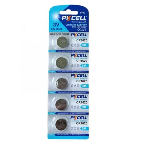 CR1620 COIN BATTERY (PACK OF 5)