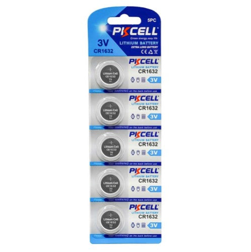 CR1632 COIN BATTERY (PACK OF 5)