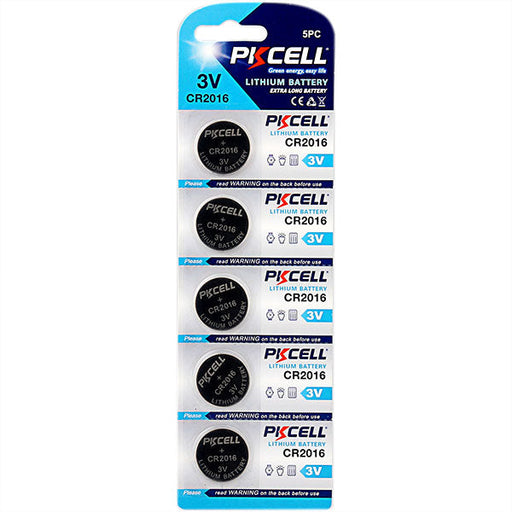 Cr2016 Coin Battery (Pack Of 5) Battery