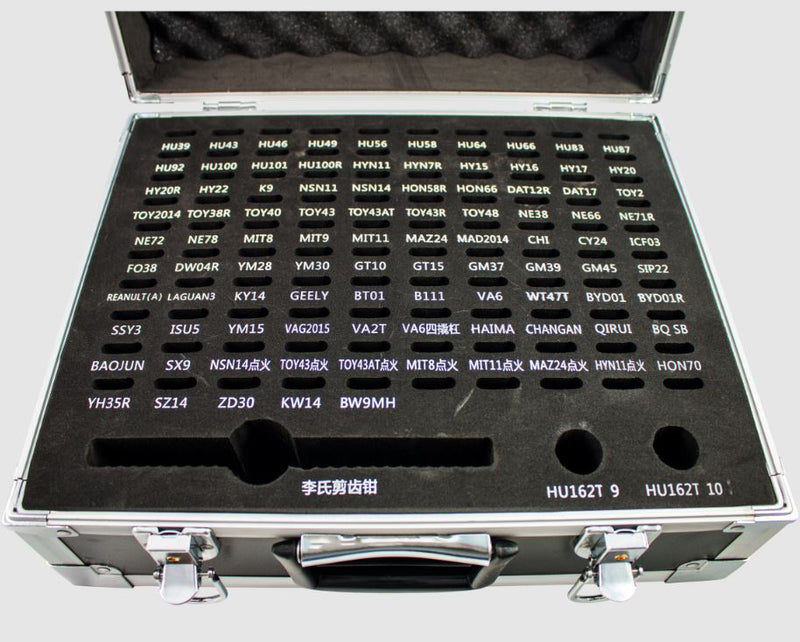 Original Lishi Hard Shell  Case for 100 Tools