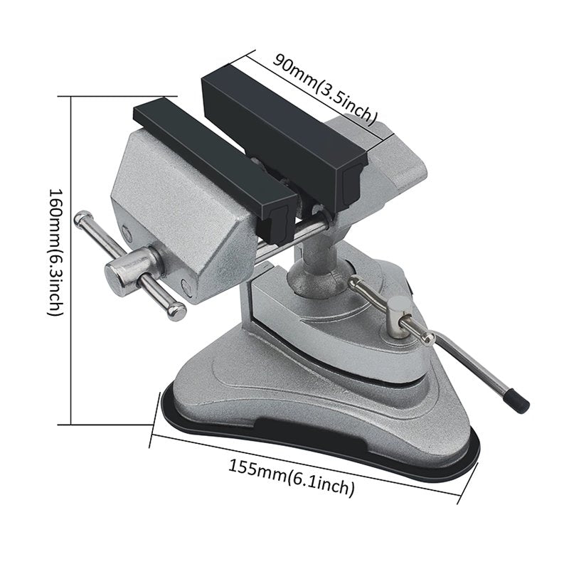 Vise with Vacuum Base