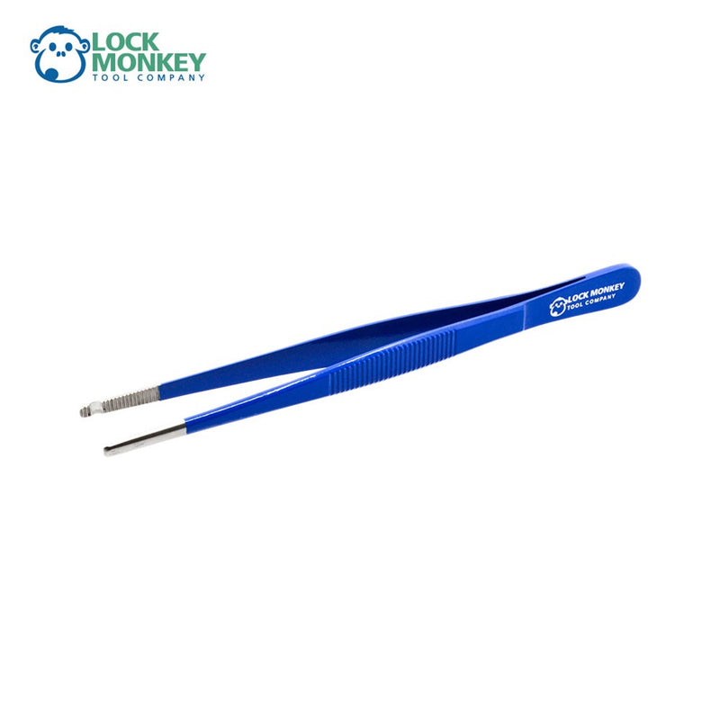 Pin-Grabbing Tweezer With Grooved Tip (MK390)