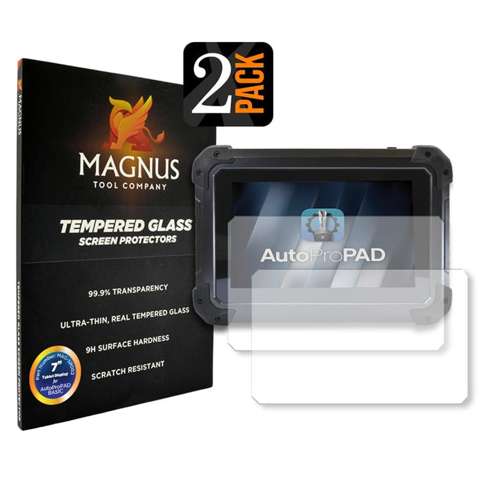 AutoProPAD [BASIC] Tempered Glass Screen Protectors by Magnus [2-Pack]
