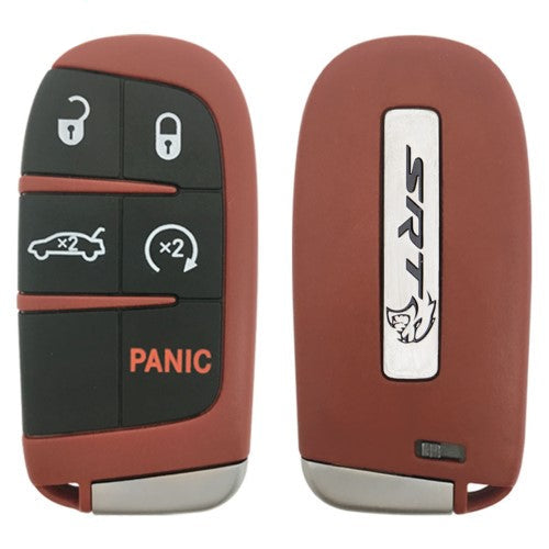 Dodge, SRT Hellcat 5-Button Smart RED Key M3N-40821302, 68234959AB