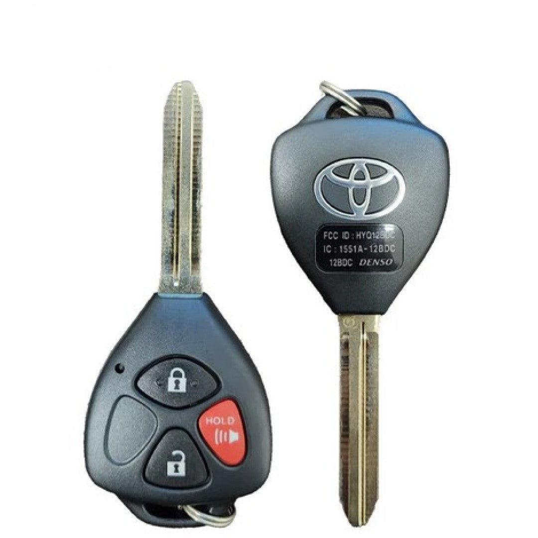 050 Key Toyota 3 Button OEM Remote Head Key 89070-0R050 — Noble Key Supply