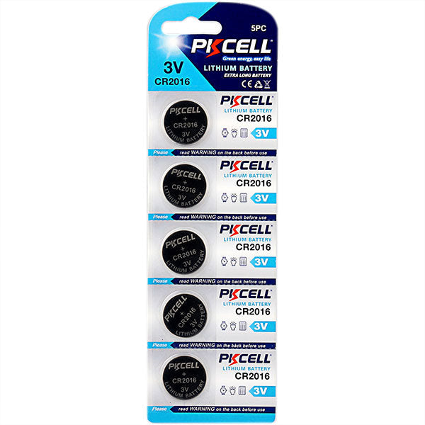 Cr2016 Coin Battery (Pack Of 5) Battery