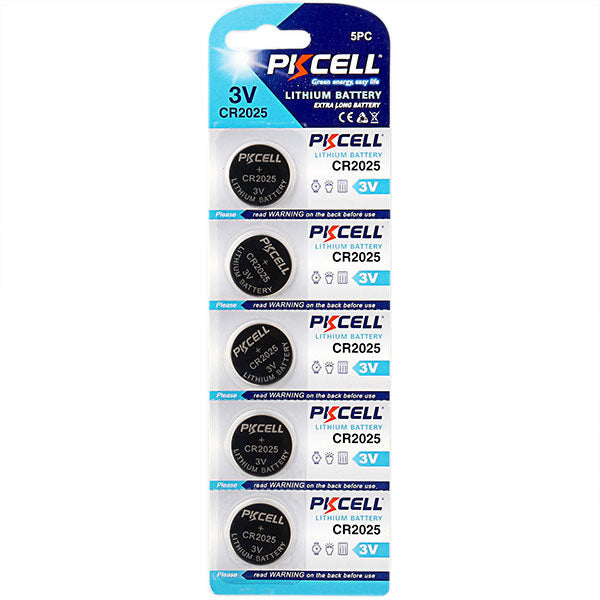 Cr2025 Coin Battery (Pack Of 5) Battery