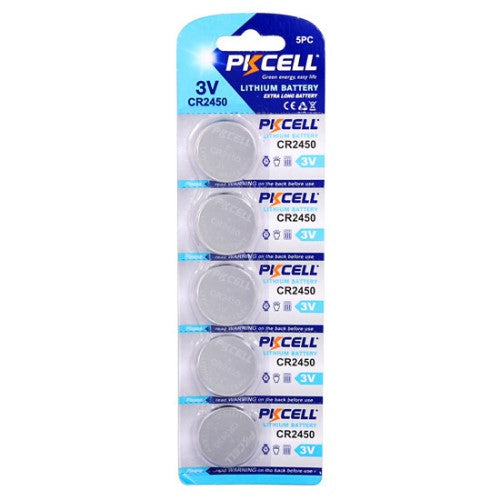 CR2450 COIN BATTERY (PACK OF 5)
